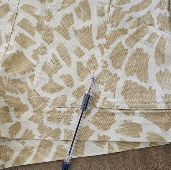 Anthropologie Maeve Gardeners Apron Shortalls Size 14 - Picture 16 of 17